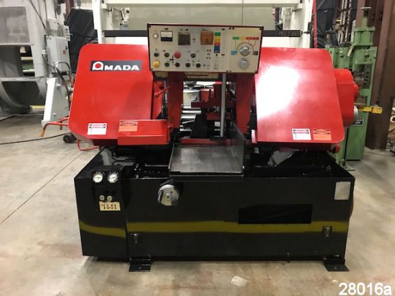 For Sale: Used 16" X 16" Amada Automatic Horizontal Band Saw from kempler.com