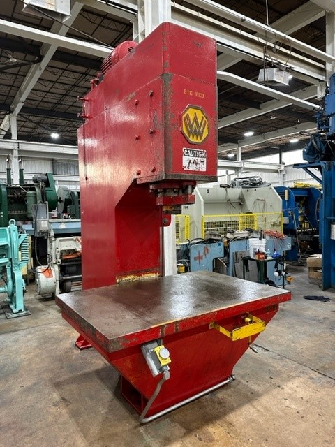 For Sale: Used 100 Ton Williams & White Hydraulic C Frame Press by Kempler.com