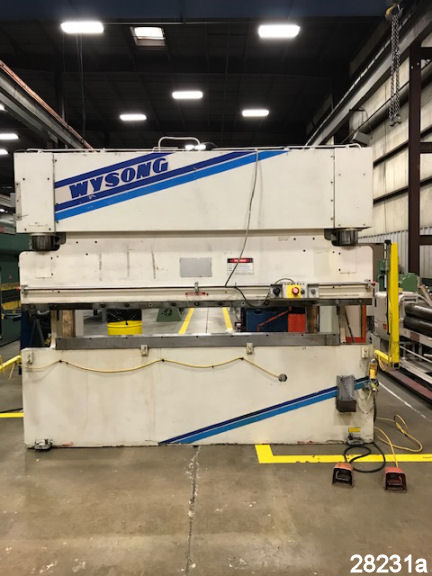 For Sale: Used 10 Ft. X 10 Ga. Wysong Hydraulic Press Brake from kempler.com