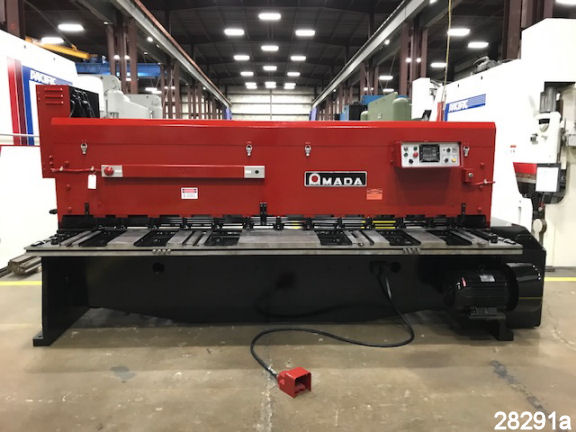 For Sale: Used 10 Ft. X 1/4" Amada Metal Shear from Kempler.com