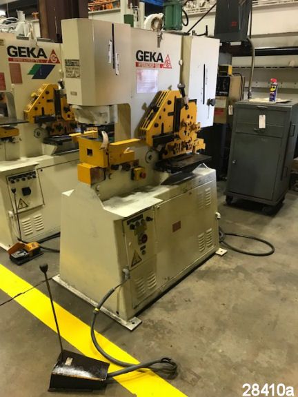 For Sale: Used 55 Ton Geka Hydraulic Ironworker by Kempler.com