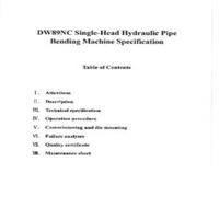 CLR  DW89NC Single-Head Pipe Bending Machine  Manual.pdf